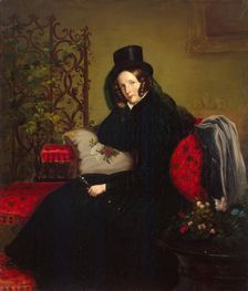 Portrait of Empress Alexandra Fyodorovna, 1836. Creator: Franz Kruger