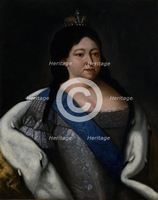 Portrait of Empress Anna Ioannovna, 18th century. Creator: Unknown.
