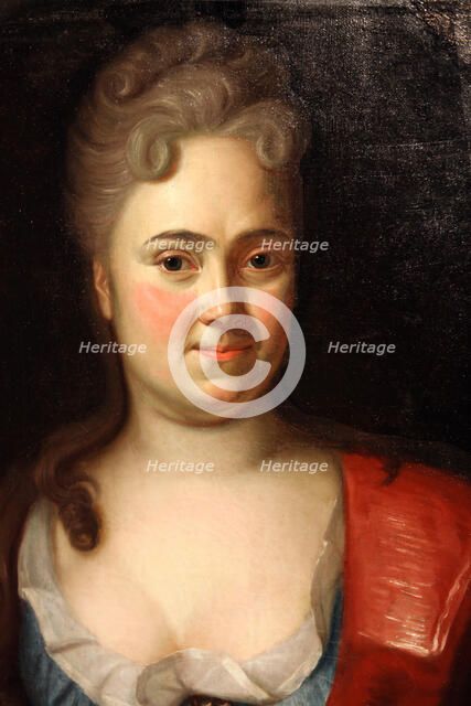 Portrait of Empress Catherine I. (1684-1727), 1712. Artist: Møller, Andreas (1684-1752/62)