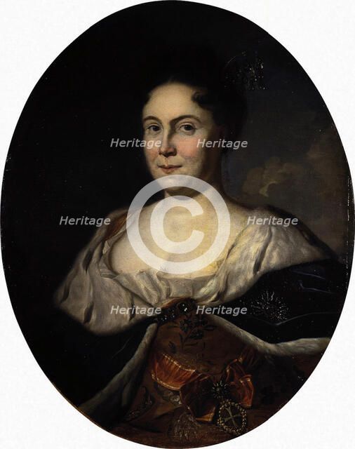 Portrait of Empress Catherine I. (1684-1727), 1717. Artist: Moor, Carel de (1656-1738)