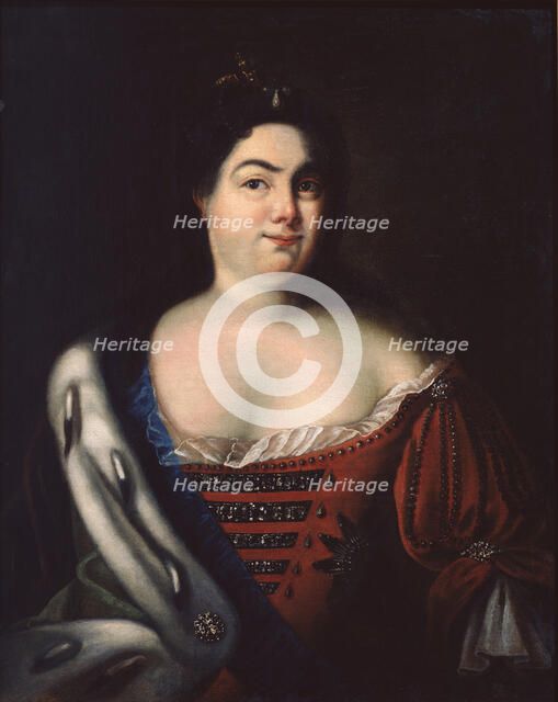 Portrait of Empress Catherine I. (1684-1727), Early 18th cen.. Artist: Wedekind, Johann-Heinrich (1674-1736)