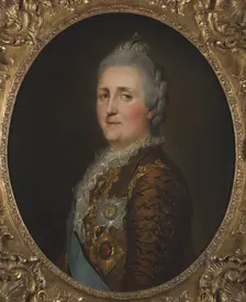 Portrait of Empress Catherine II (1729-1796), 1773. Creator: Pierre Etienne Falconet