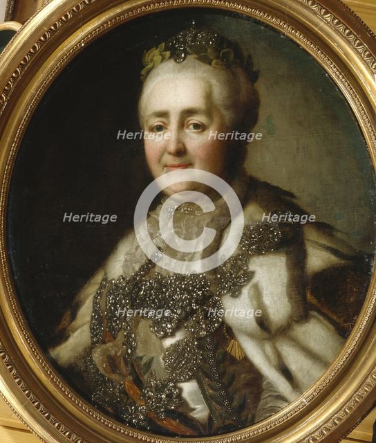 Portrait of Empress Catherine II (1729-1796).
