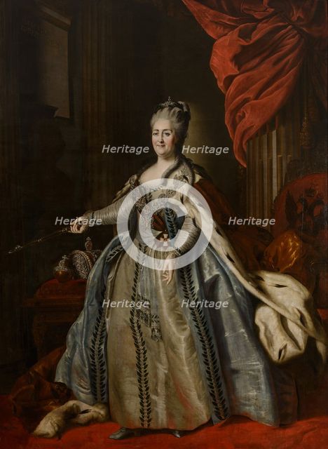 Portrait of Empress Catherine II (1729-1796).