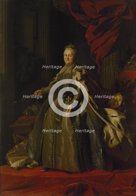 Portrait of Empress Catherine II (1729-1796).