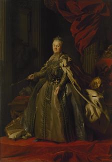 Portrait of Empress Catherine II (1729-1796)