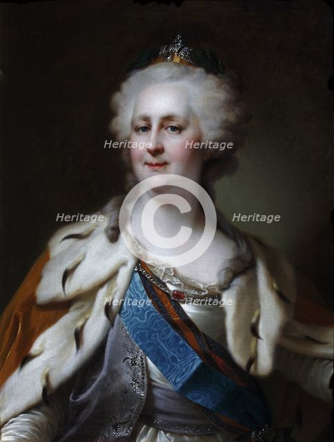 Portrait of Empress Catherine II (1729-1796).