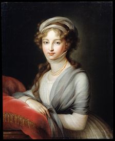 Portrait of Empress Elizabeth Alexeievna c1795. Artist: Elisabeth Louise Vigee-LeBrun