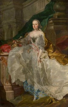 Portrait of Empress Maria Theresa, 1765-1766. Creator: Franz Anton Palko