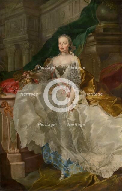 Portrait of Empress Maria Theresia of Austria (1717-1780), 1766. Creator: Palko; Franz Anton (1717-1766).