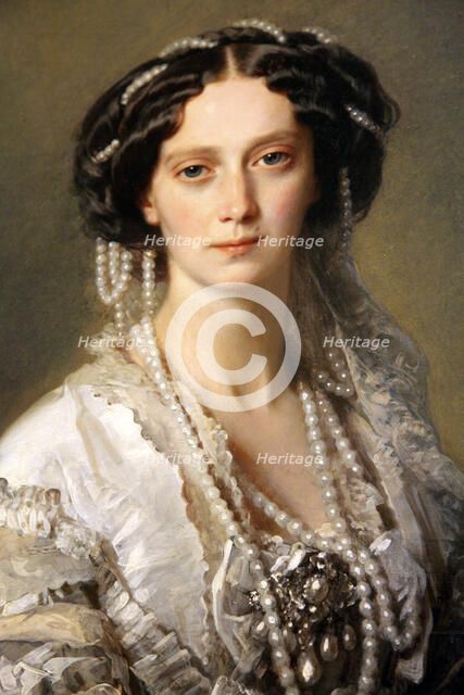 'Portrait of Empress Maria Alexandrovna', 1857. Artist: Franz Xaver Winterhalter