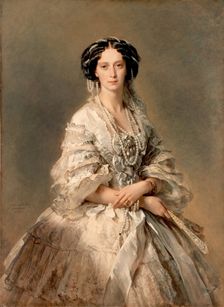 Portrait of Empress Maria Alexandrovna, 1857. Creator: Franz Xaver Winterhalter