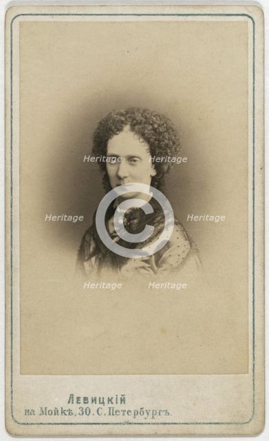 Portrait of Empress Maria Alexandrovna of Russia (1824-1880).