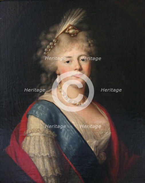 'Portrait of Empress Maria Feodorovna', late 18th century. Artist: Unknown