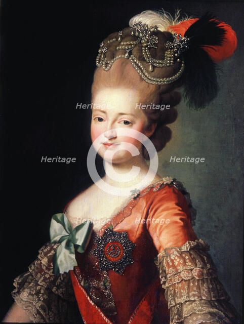 'Portrait of Empress Maria Feodorovna', late 18th or early 19th century. Artist: Anon