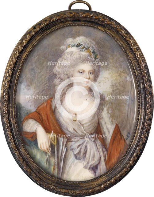 Portrait of Empress Maria Feodorovna (Sophie Dorothea of Württemberg) (1759-1828), Early 19th cen.. Artist: Anonymous  