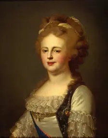 Portrait of Empress Maria Fiodorovna, (copy), 1798. Creator: Unknown