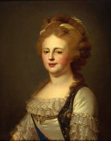 Portrait of Empress Maria Fiodorovna, (copy), 1798. Creator: Unknown
