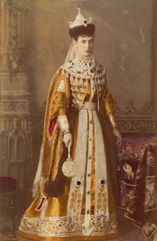 Portrait of Empress Maria Fyodorovna, Princess Dagmar of Denmark (1847-1928), 1883