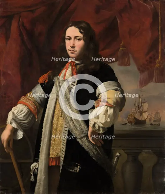 Portrait of Engel de Ruyter (1649-1683), c1670s. Creator: Ferdinand Bol.