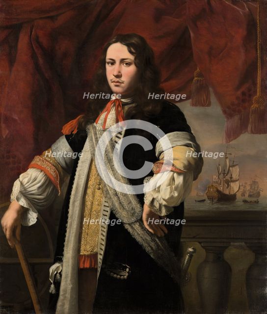 Portrait of Engel de Ruyter (1649-1683), c1670s. Creator: Ferdinand Bol.