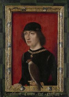 Portrait of Engelbert II, Count of Nassau, c.1480-c.1490. Creator: Master of the Portraits of Princes