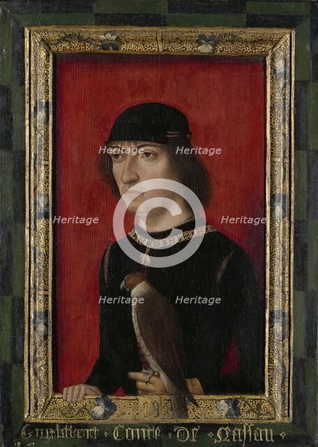 Portrait of Engelbert II, Count of Nassau, c.1480-c.1490. Creator: Master of the Portraits of Princes.