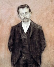 Portrait of Enric Prat de la Riba, (1870-1917), Spanish and Catalan politician, first president o…