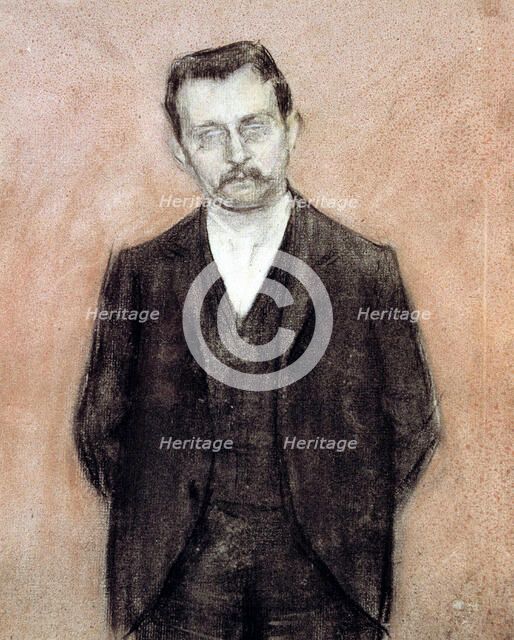 Portrait of Enric Prat de la Riba, (1870-1917), Spanish and Catalan politician, first president o…