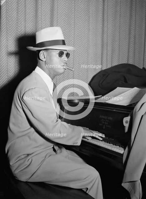 Portrait of Earl Hines, New York, N.Y., ca. Mar. 1947. Creator: William Paul Gottlieb.