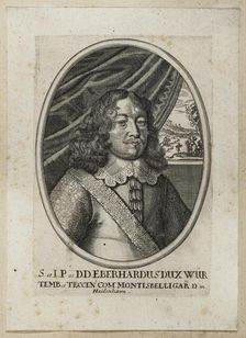 Portrait of Eberhard III, Duke of Württemberg (1614-1674). Creator: Kilian, Philipp (1628-1693)