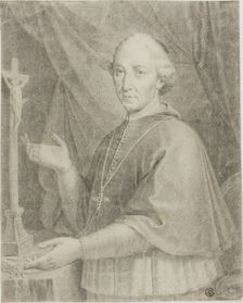Portrait of Ecclesiastic, n.d. Creator: Gaspar Netscher