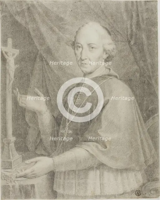 Portrait of Ecclesiastic, n.d. Creator: Gaspar Netscher.