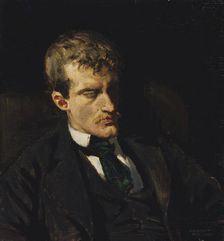 Portrait of Edvard Munch, 1895. Creator: Akseli Gallen-Kallela