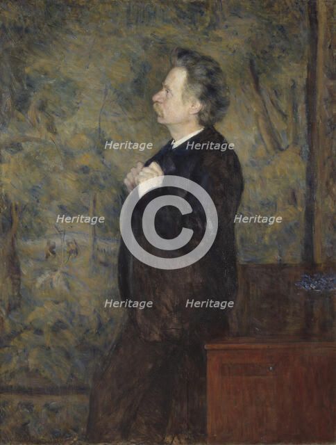 Portrait of Edvard Grieg (1843-1907), 1892.