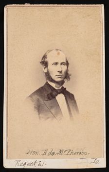 Portrait of Edward McPherson (1830-1895), Circa 1860s. Creator: Unknown