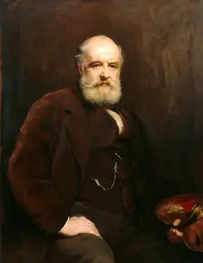 Portrait of Edward Armitage, R.A., 1886. Creator: Walter William Ouless