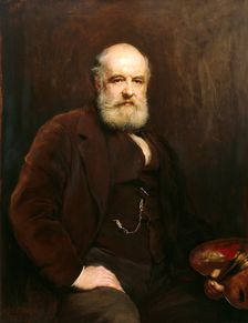 Portrait of Edward Armitage, R.A., 1886. Creator: Walter William Ouless