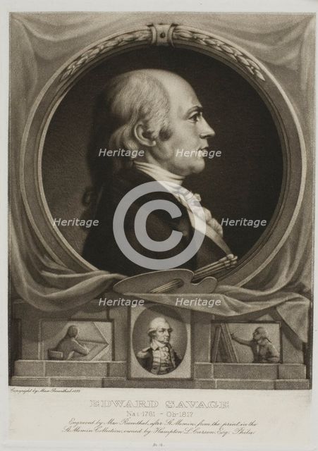 Portrait of Edward Savage, 1899. Creator: Max Rosenthal.