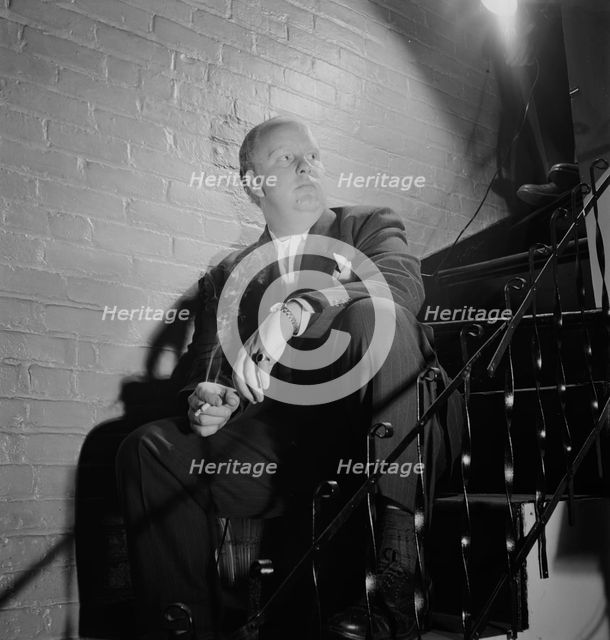 Portrait of Edwin A. Finckel in his home, Greenwich Village, New York, N.Y., ca. July 1946. Creator: William Paul Gottlieb.