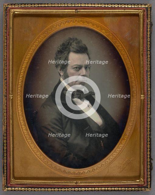Portrait of Edwin Forrest, 1853. Creator: Jeremiah Gurney.