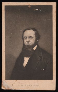 Portrait of Edwin McMasters Stanton (1814-1869), Before 1869. Creator: Unknown