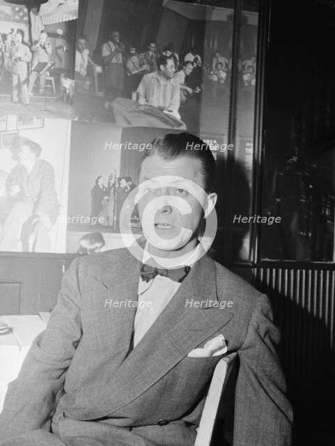 Portrait of Eddie Condon, Eddie Condon's, New York, N.Y., ca. June 1946. Creator: William Paul Gottlieb.