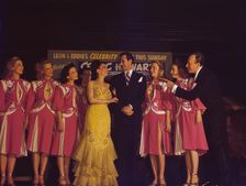 Portrait of Eddie Davis and Sherry Britton, Leon and Eddie's, New York, N.Y., ca. July 1948. Creator: William Paul Gottlieb