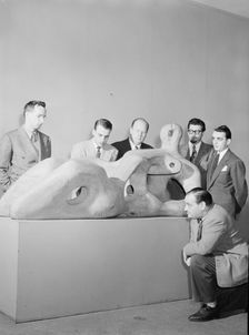 Portrait of Eddie Sauter, Neal Hefti, Edwin A. Finckel, George Handy...Museum of Modern..., NY, 1947 Creator: William Paul Gottlieb