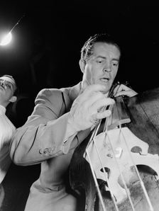 Portrait of Eddie Safranski, New York, N.Y., 1946. Creator: William Paul Gottlieb