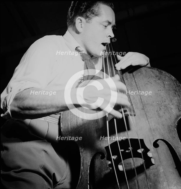 Portrait of Eddie Safranski, New York, N.Y.(?), ca. Jan. 1947. Creator: William Paul Gottlieb.
