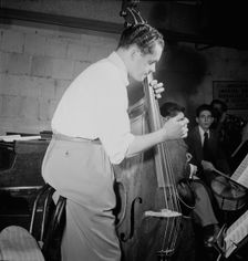 Portrait of Eddie Safranski and Shelly Manne, New York, N.Y.(?), ca. Jan. 1947. Creator: William Paul Gottlieb
