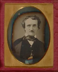 Portrait of Edgar Allan Poe, 1849. Creator: Unknown