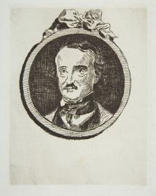 Portrait of Edgar Allan Poe, 1876. Creator: Edouard Manet